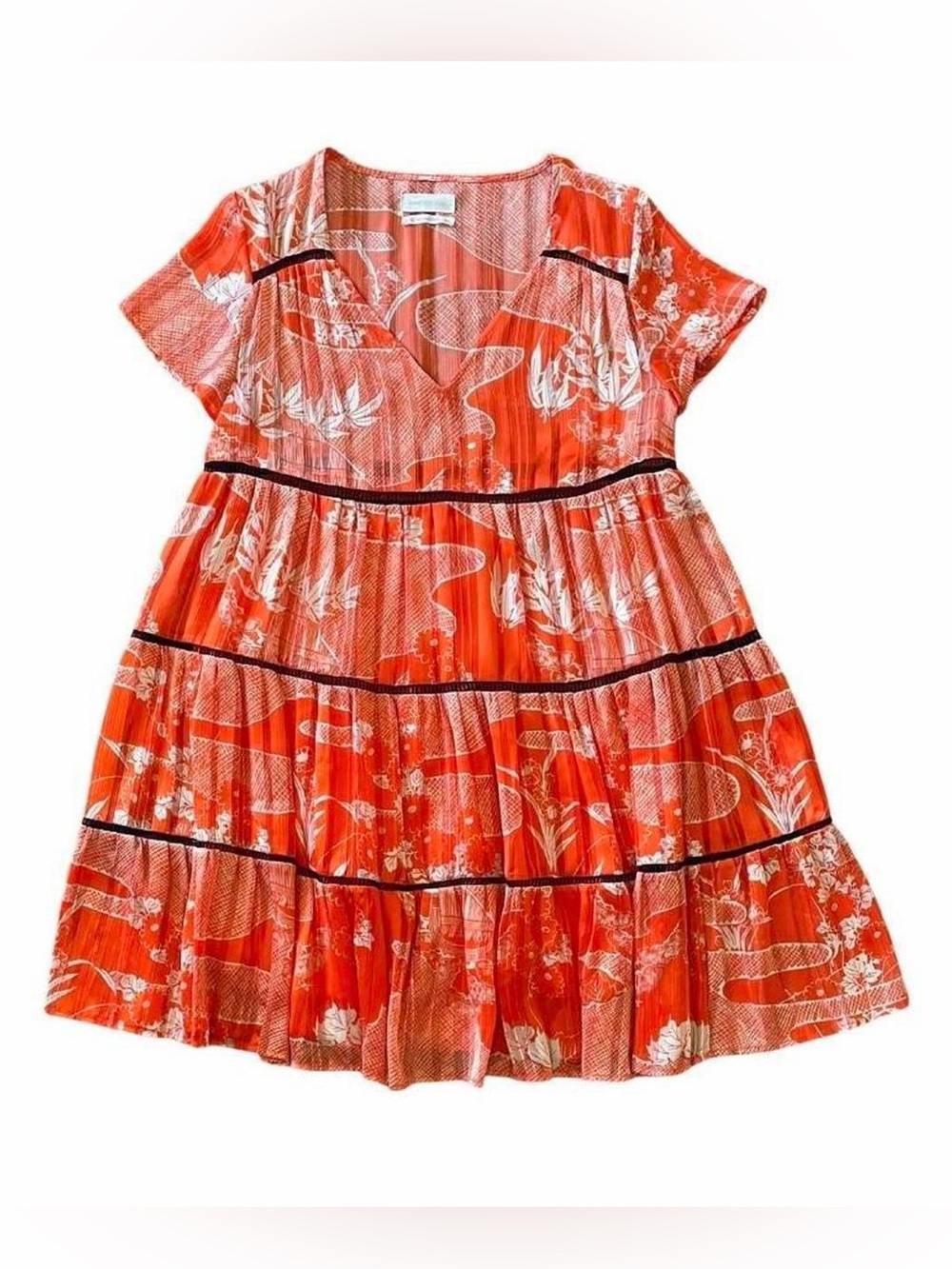 Urban Outfitters Pippa Tiered Babydoll Dress XS